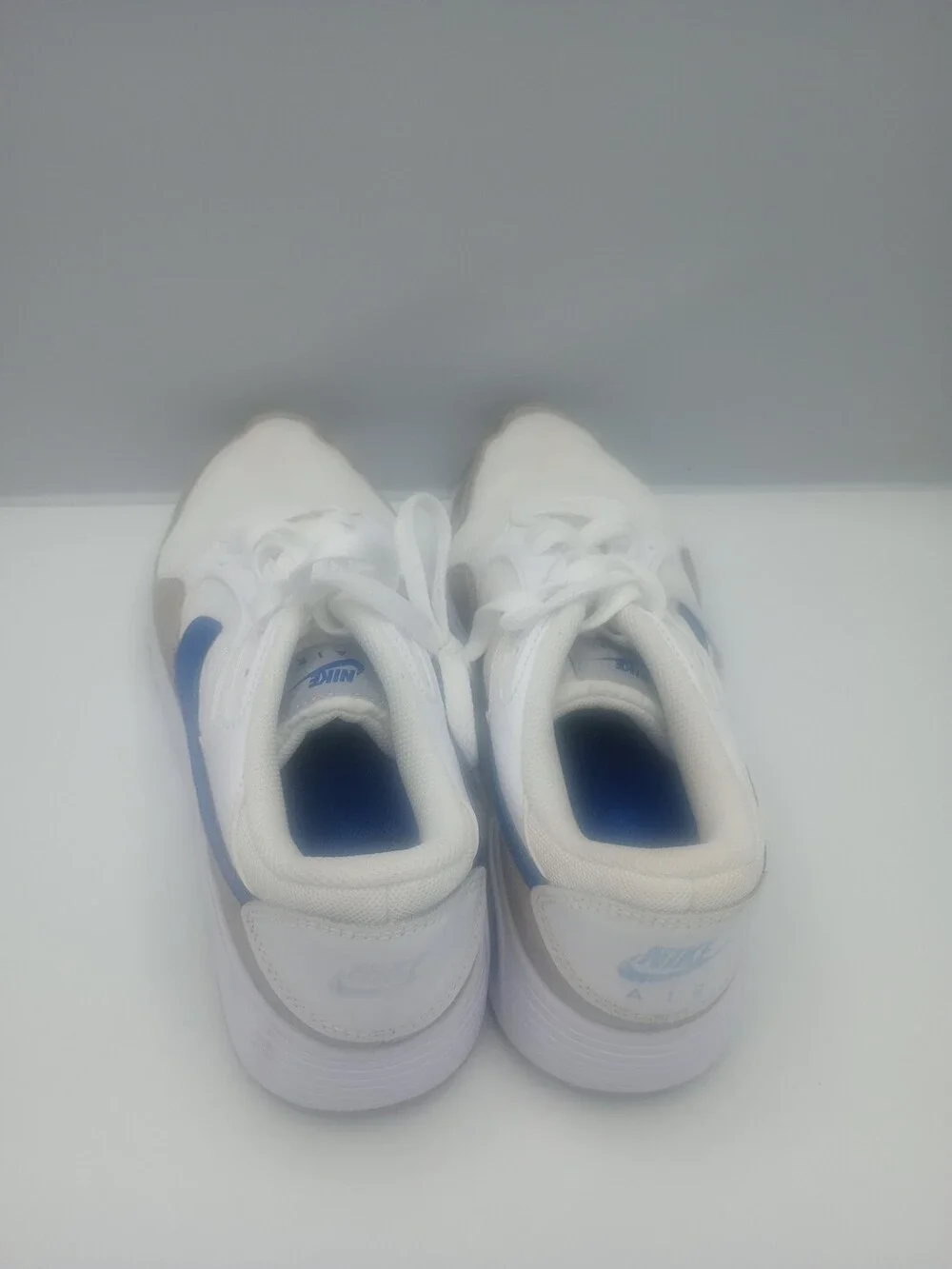 Nike Air Max SC CW4555-101 White /Game Royal-Wolf Grey Blue Men's Shoes Size 8.5